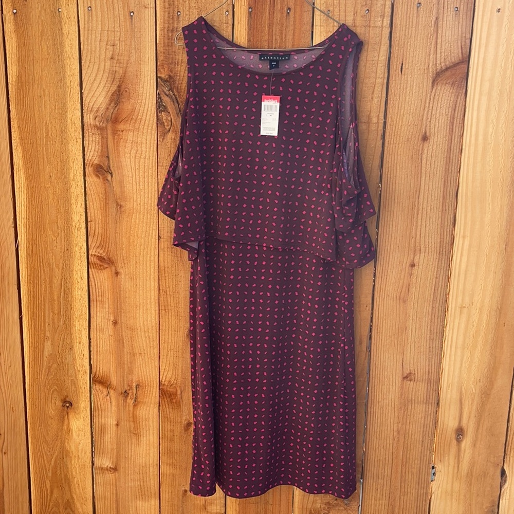 Attention cold shoulder dress